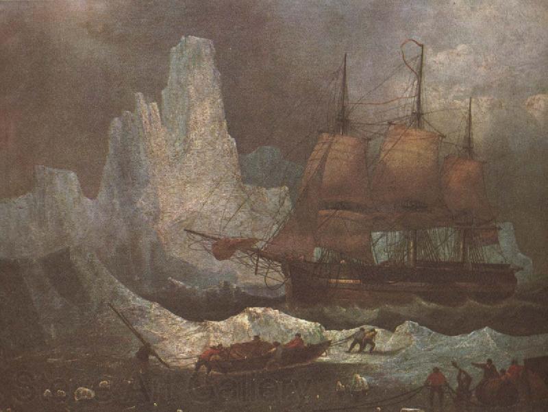 william r clark rekonsteuktion av en handelse under franklins Norge oil painting art